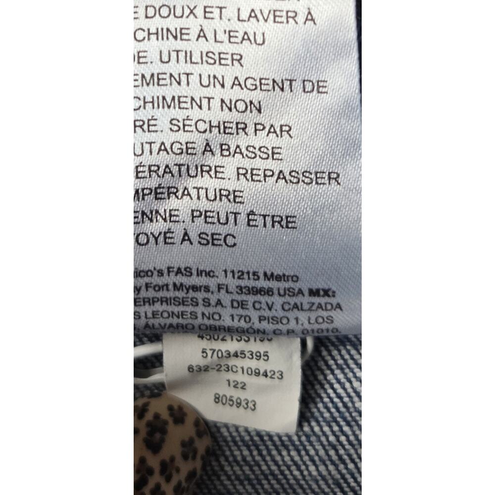 Chico's So Slimming Girlfriend Slim Leg Crop Jeans - Size 2P (US 12P) - Picture 7 of 7